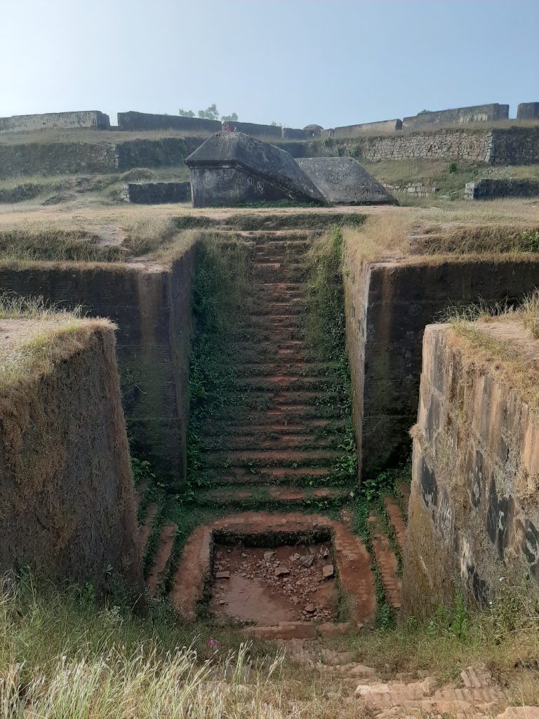 The pond inside Manjarabad Fort
